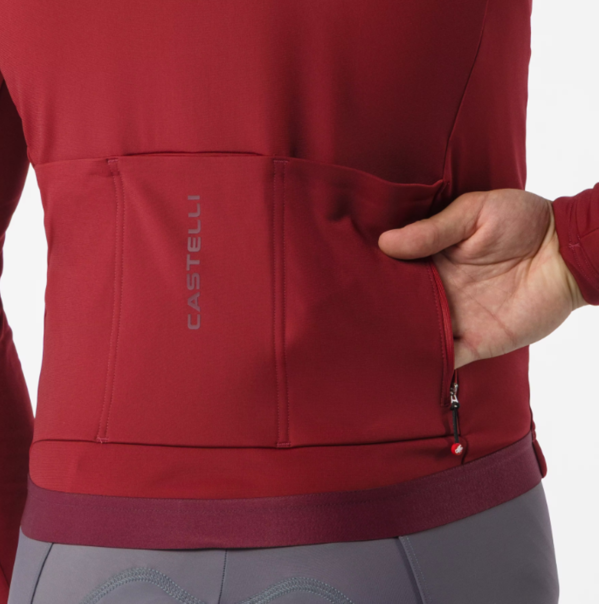 CASTELLI ESPRESSO THERMAL 2 JERSEY GARNET 2
