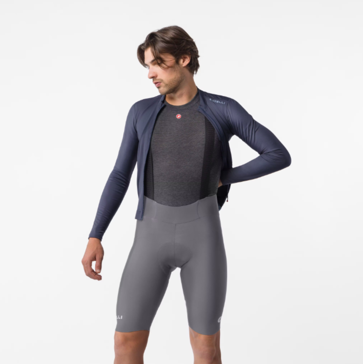 CASTELLI ESPRESSO THERMAL BIBSHORT SMOKY